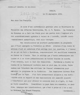 Belgium Consulate to Dom Francois