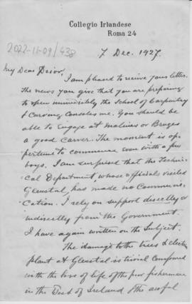 Irish college, Rome - Ryan to Prior