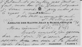 Abbaye des Saints Jean & Scholastique