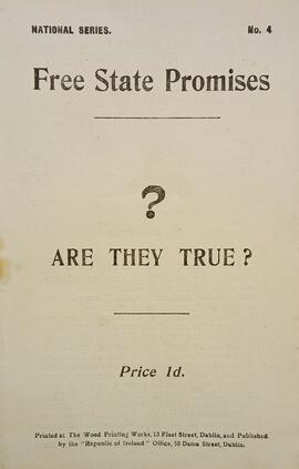 Free State promises / are they true?