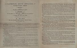 A plea for the Catholic Boys’ Brigade, Church Street