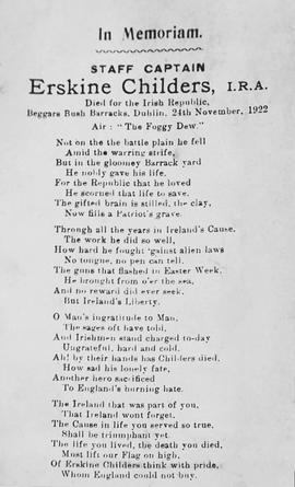 In Memoriam Erskine Childers