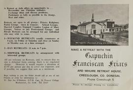 Retreat Fliers for Ard Mhuire Friary