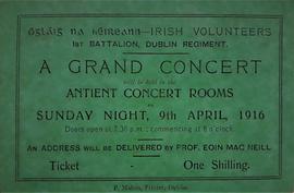 Irish Volunteers Concert Ticket