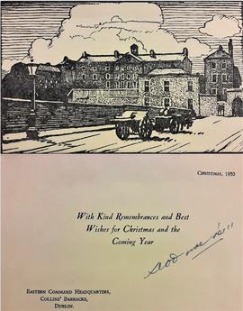 Card from Major General Hugo MacNeill