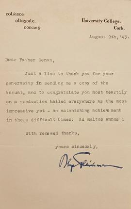 Letter from Aloys Fleischmann