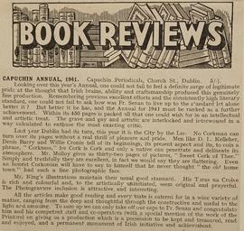 ‘Lourdes Messenger’ review of ‘The Capuchin Annual’ (1941)