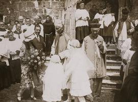 John McCormack at a religious ceremony