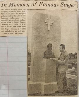 John McCormack grave memorial