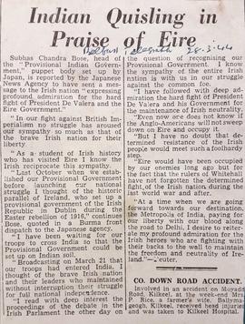 Subhas Chandra Bose and Ireland