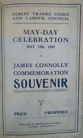 James Connolly commemoration souvenir