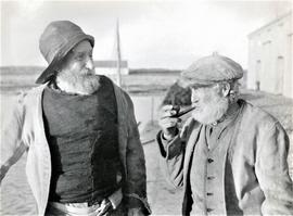Connemara turf men on the Aran Islands