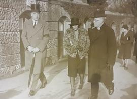 Alice McEnery and Captain John McEnery at Sir John Lavery’s Funeral, Mount Jerome Cemetery, Dublin