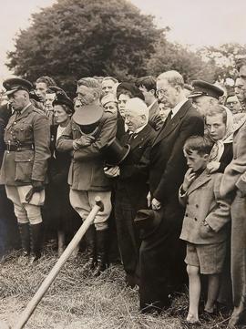 Éamon de Valera and Seán T. O’Kelly at the funeral of Douglas Hyde