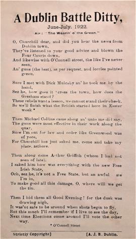 A Dublin Battle Ditty