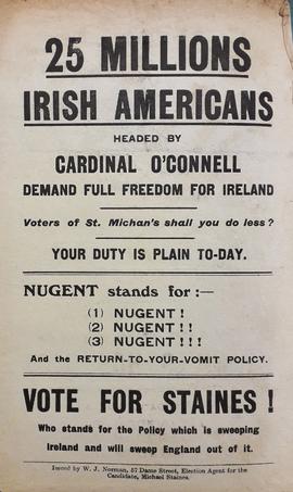 Election Flier for Michael Staines