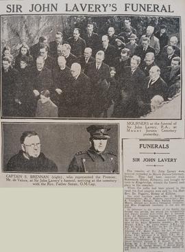 Sir John Lavery’s Funeral