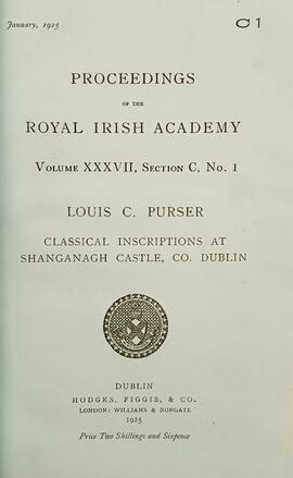 Irish Pamphlets