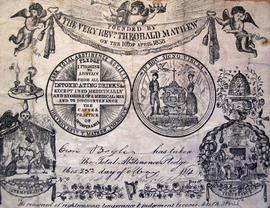 Temperance Society Pledge Card