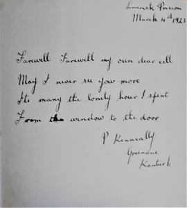 Prisoner Autograph