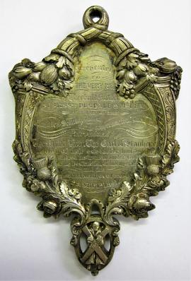 Commemorative Silver Plaque