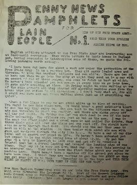 Penny News Pamphlets for Plain People