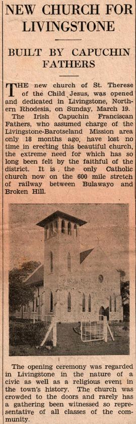 New Church at Livingstone