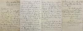 Letter from William Woodlock