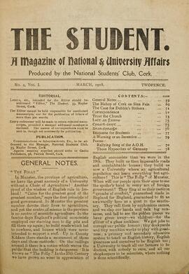 The Student / A Magazine of National & University Affairs