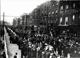Thomas Ashe Funeral, Ormond Quay, Dublin