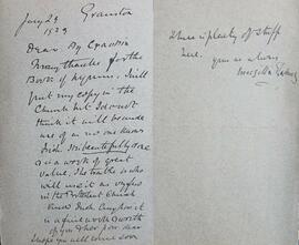 Letter from Sir Bernard Edward Barnaby Fitzpatrick to Douglas Hyde