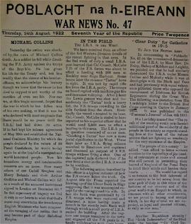 Poblacht na hEireann (War News)