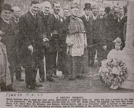 Unveiling of Canon Sheehan Statue in Doneraile, County Cork