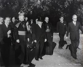 President Seán T. O’Kelly, Archbishop John Charles McQuaid and Archbishop Richard Cushing