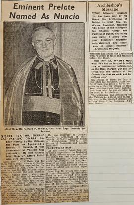 Eminent Prelate named as Nuncio