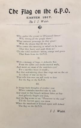 The Flag on the G.P.O. / Easter 1917