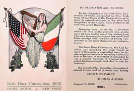 Irish Race Convention Flier