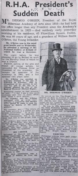 Dermod O’Brien Obituary