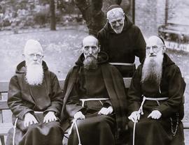 Fr. Bernardine Harvey, Fr. Brendan O’Callaghan, Fr. Benedict Phelan and Fr. Angelus Healy