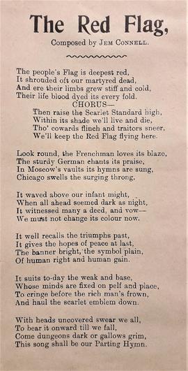 Jim Connell’s ‘The Red Flag’