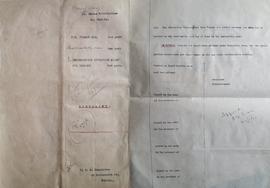 Agreement of Patrick Pearse with the Intermediate Education Board