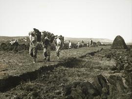 Turf-Gatherers, Cashel, Connemara, County Galway