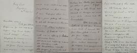 Letter from Sinéad de Valera to Fr. Albert Bibby OFM Cap.
