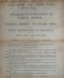 Collapse of the Sinn Féin Rising