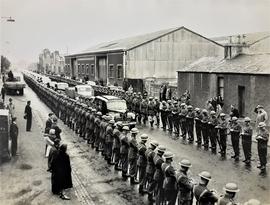 Douglas Hyde’s funeral procession on Conyngham Road