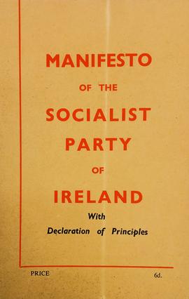Manifesto of the Socialist Party of Ireland