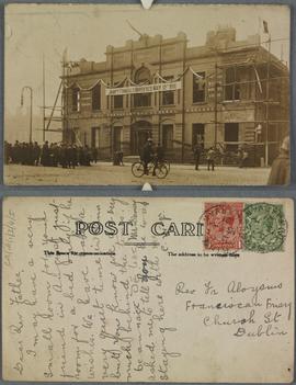 Postcard from Eibhlín Ní Fhoghludha to Fr. Aloysius Travers OFM Cap.