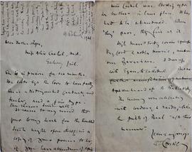 Letter from William Frederick Paul Stockley