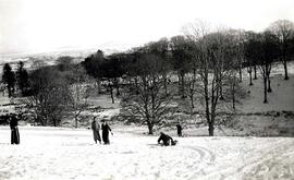 Snow-covered Countryside around Ard Mhuire Friary