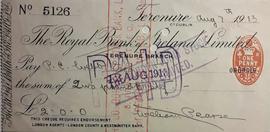Personal Cheque